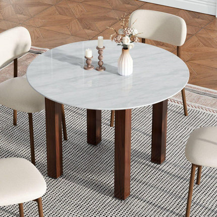 Willowmarble Round Dining Table.