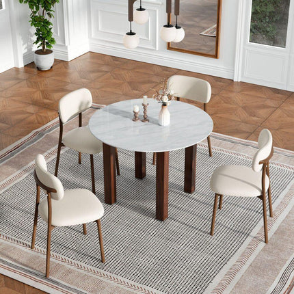 Willowmarble Round Dining Table.