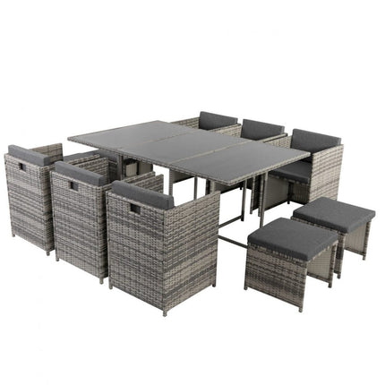 Rectangular Marble-Effect Table.