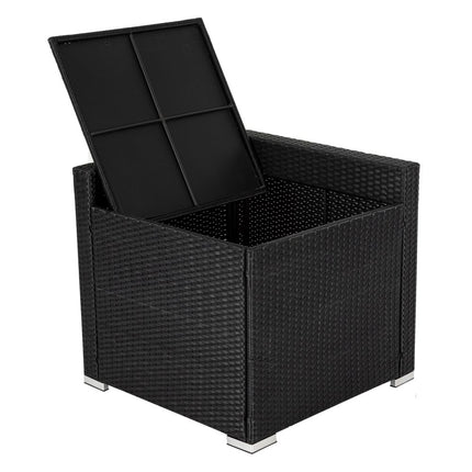 6PCS Outdoor Modular Lounge Sofa Coogee-Black.