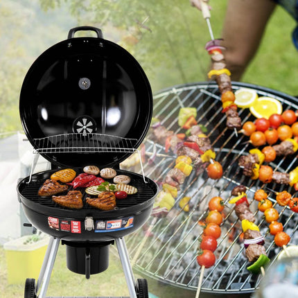 Outdoor BBQ Smoker Portable Charcoal Roaster.