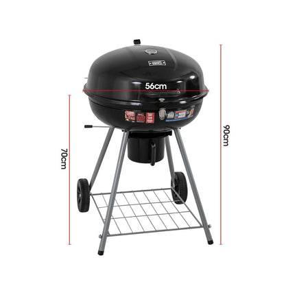 Outdoor BBQ Smoker Portable Charcoal Roaster.