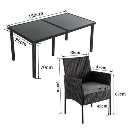 4 Pack Foldable Drawer Dividers Storage Boxes (Black).