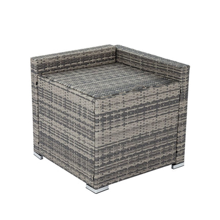 Rectangular Marble-Effect Table.