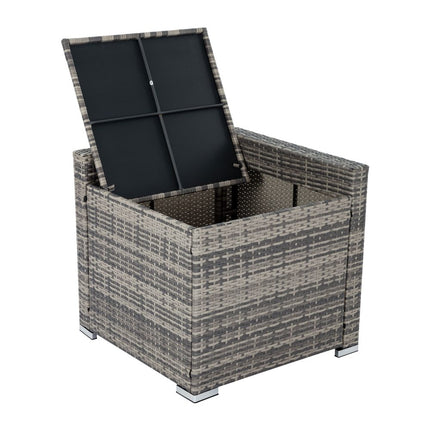 Rectangular Marble-Effect Table.