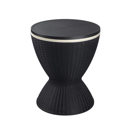 Garden Ice Cooler Table (Black).