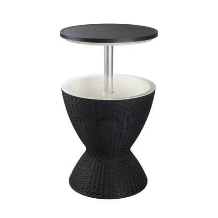 Garden Ice Cooler Table (Black).
