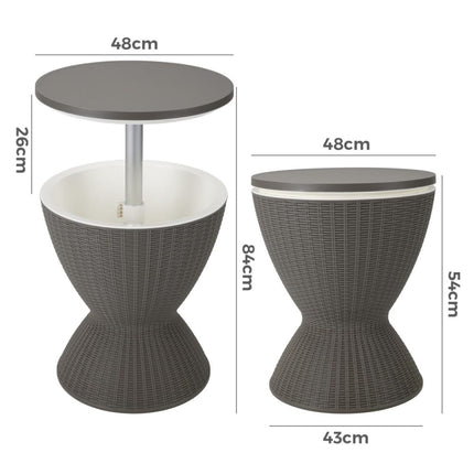 Black Ice Bucket Table.