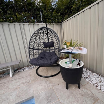 Black Ice Bucket Table.
