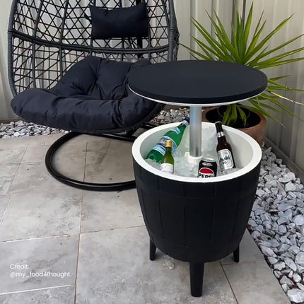Black Ice Bucket Table.