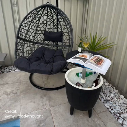 Black Ice Bucket Table.