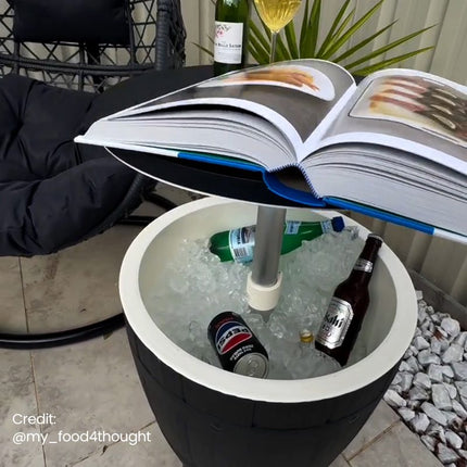 Black Ice Bucket Table.