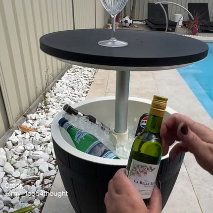 Black Ice Bucket Table.