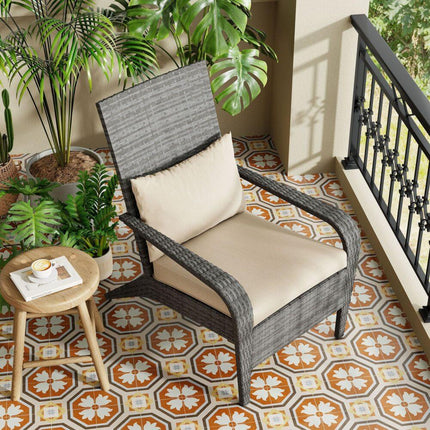 Coastal Weave Reclining Armchair with Bonus Cushion Covers.