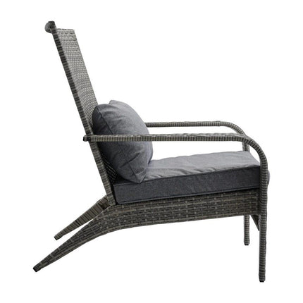Coastal Weave Reclining Armchair with Bonus Cushion Covers.