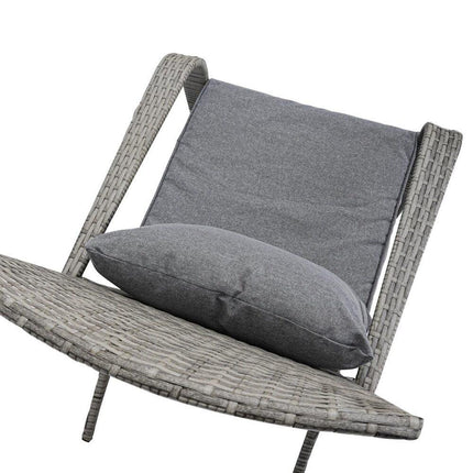 Coastal Weave Reclining Armchair with Bonus Cushion Covers.