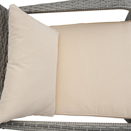 Coastal Weave Reclining Armchair with Bonus Cushion Covers.