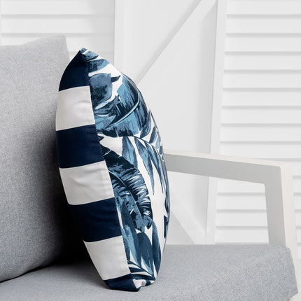 Dual-Sided Square Outdoor Throw Pillow.