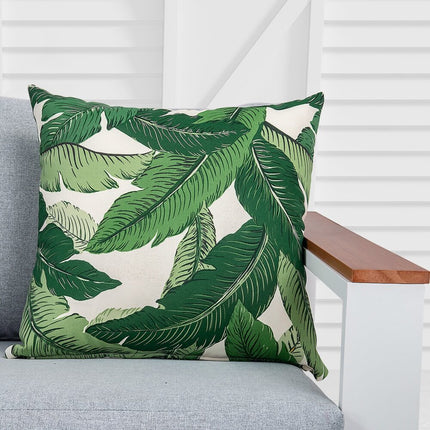 Dual-Sided Square Outdoor Throw Pillow.