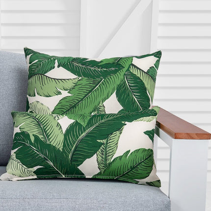 Dual-Sided Square Outdoor Throw Pillow.
