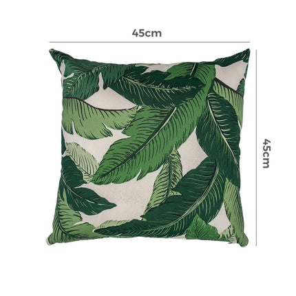Dual-Sided Square Outdoor Throw Pillow.