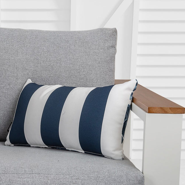 Bicolour Outdoor Lumbar Cushion Pillows.