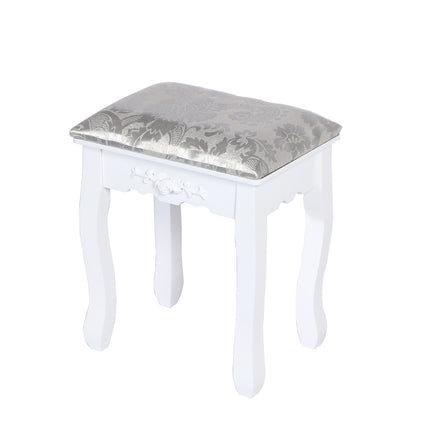 Removable Bathroom Side Cabinet Toilet Caddy with Storage Drawers- White.