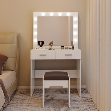 Industrial Style Marble Effect Rectangular Coffee Table.