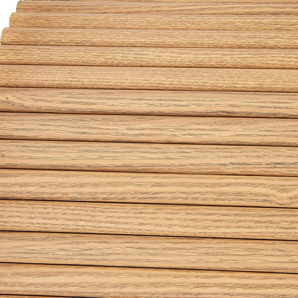 Luxe Ribbed Round Coffee Table Wooden.