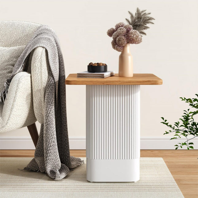 Clara Dusk Natural Side Table.