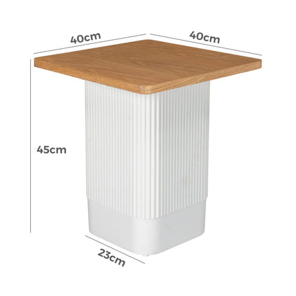 Clara Dusk Natural Side Table.