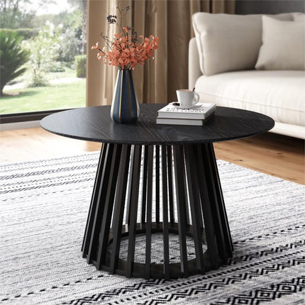 Palmer Slatted Sphere Coffee Table.