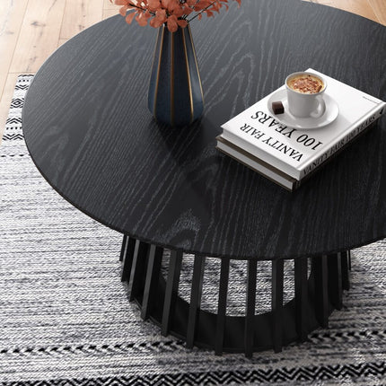 Palmer Slatted Sphere Coffee Table.