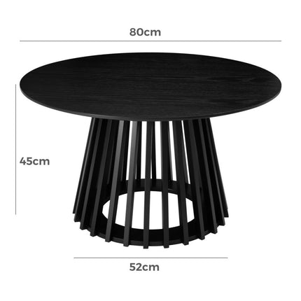 Palmer Slatted Sphere Coffee Table.