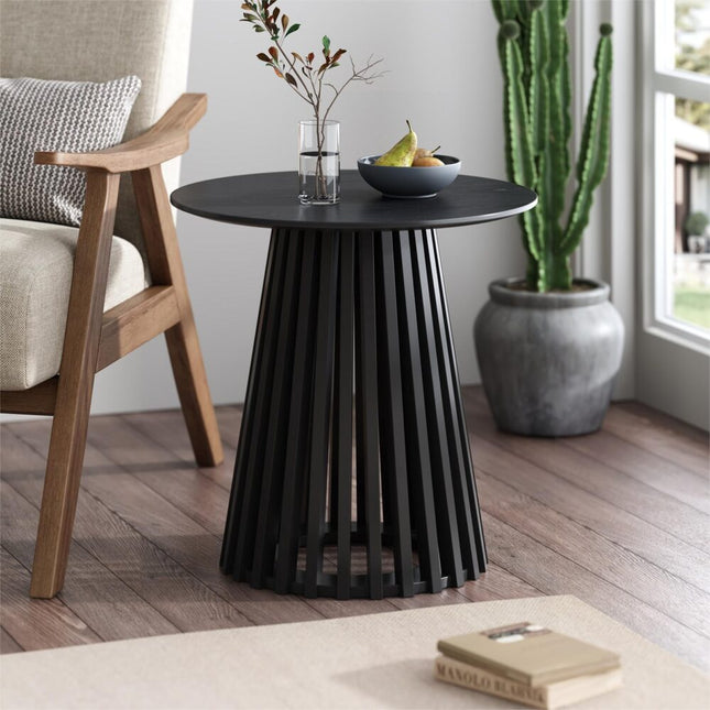 Palmer Charcoal Chic Side Table.