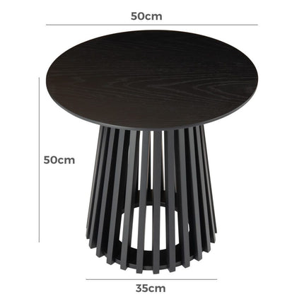 Palmer Charcoal Chic Side Table.