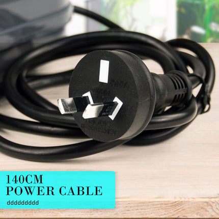 Aquarium Air Pump Oxygen Hydroponic 4 Outlet 360L/H 13W.