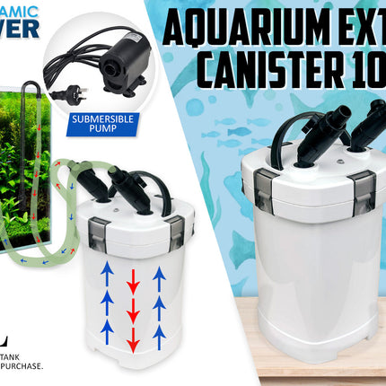 Aquarium External Canister Filter 1000L/H.