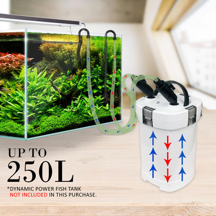 Aquarium External Canister Filter 1000L/H.