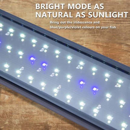 11W Aquarium Blue White LED Light for Tank 50-70cm.