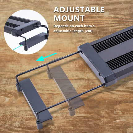 11W Aquarium Blue White LED Light for Tank 50-70cm.