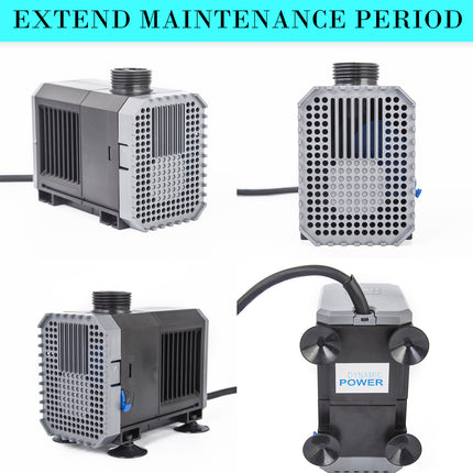 Aquarium Submersible Pond Water Pump 3000L/H 55W 3m.