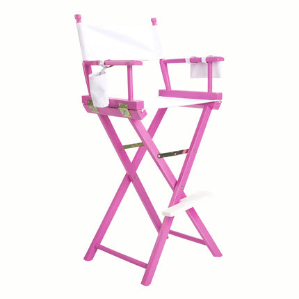 Director Movie Folding Tall Chair 76cm PINK HUMOR.
