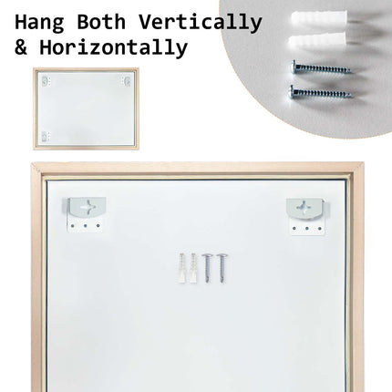 Wall Mirror Rectangular Frame Bathroom 70x90cm Turquoise.