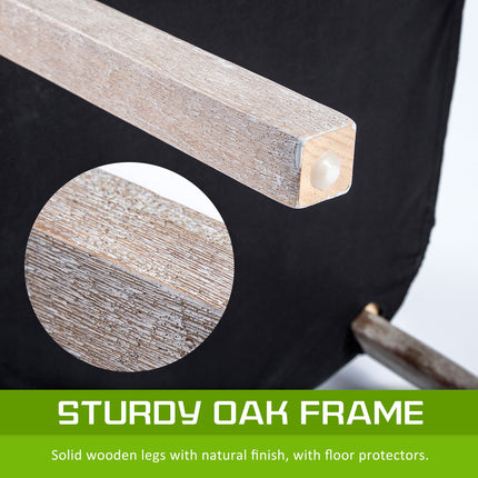 4X French Provincial Dining Chair Oak Leg AMOUR BLACK.