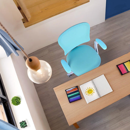 Kids Desk Chair - Children Office Study Seat with Footrest CILO - Blue.