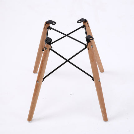 2X Retro Dining Cafe Chair DSW BLACK.