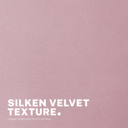 Office Desk Chair - Velvet Home Office Swivel Computer Seat COVE PINK.