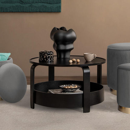 3 Piece Set Storage Ottoman - Blanket Box Velvet Padded Bench Stool FAYE GREY.
