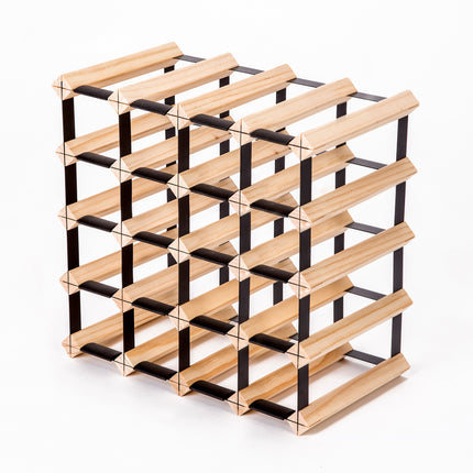 Timber Wine Rack Storage Cellar Organiser 20 Bottle.